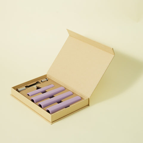 Butterfork Kitchen Knife Replacement Handles, Set of 4, Mist Violet