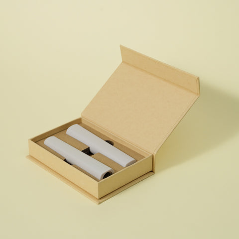 Butterfork Kitchen Knife Replacement Handles, Set of 2, Light Grey