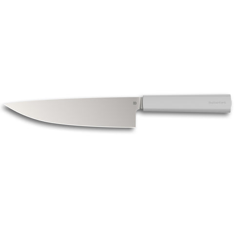Butterfork 4-Piece Purest Knife Set With Stand, Modern Knife Set for Professional and Home Chef, Light Grey