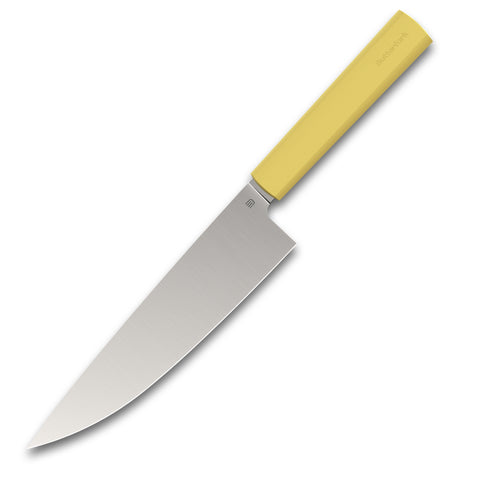 Butterfork 4-Piece Purest Knife Set, Modern Knife Set for Professional and Home Chef, Pale Yellow