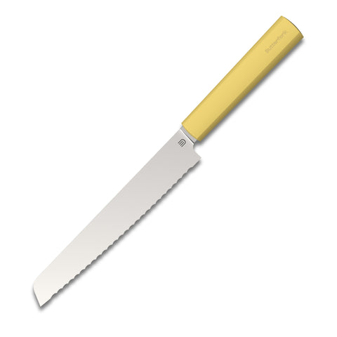 Butterfork 4-Piece Purest Knife Set, Modern Knife Set for Professional and Home Chef, Pale Yellow