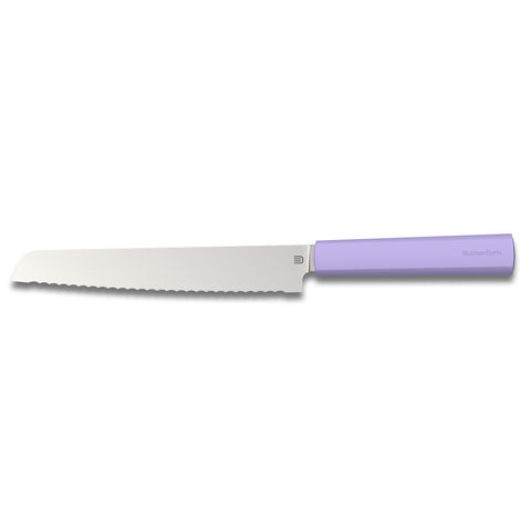 Butterfork 4-Piece Purest Knife Set With Stand, Modern Knife Set for Professional and Home Chef, Mist Violet