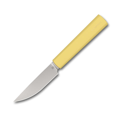 Butterfork 4-Piece Purest Knife Set, Modern Knife Set for Professional and Home Chef, Pale Yellow