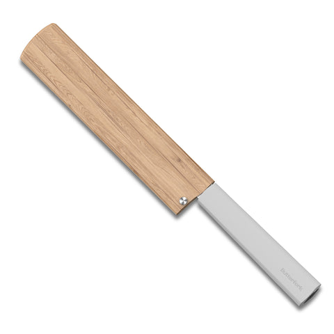 Butterfork Purest 8" Bread Knife, Light Grey