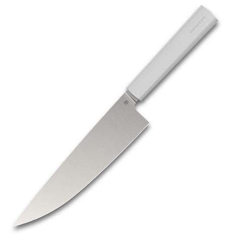 Butterfork Purest 8” Chef's Knife, Light Grey