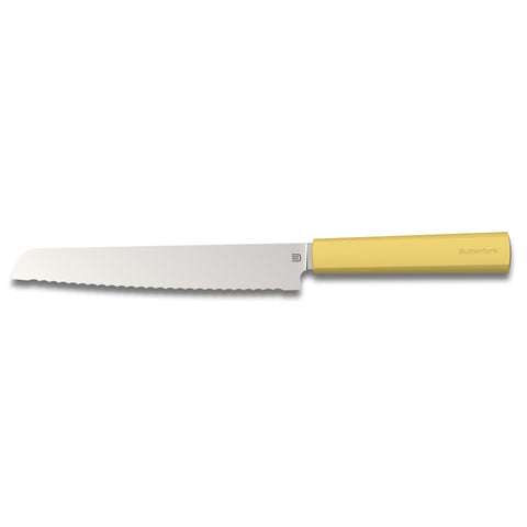 Butterfork Purest 8" Bread Knife, Pale Yellow