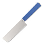 Butterfork Purest 6.2'' Nakiri Knife, AR-RPM9 Stainless Steel, Replaceable ABS Handle, Ultramarine
