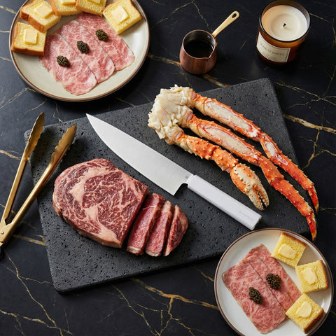 Butterfork Purest 8” Chef's Knife, AR-RPM9 Stainless Steel, Replaceable ABS Handle, Light Grey