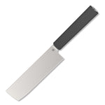 Butterfork Purest 6.2'' Nakiri Knife, AR-RPM9 Stainless Steel, Replaceable ABS Handle, Dark Grey
