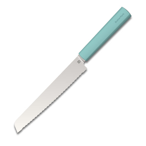 Butterfork Purest 8" Bread Knife, Turquoise Green