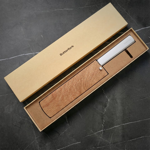 Butterfork 4-Piece Purest Knife Set, Modern Knife Set for Professional and Home Chef, Light Grey