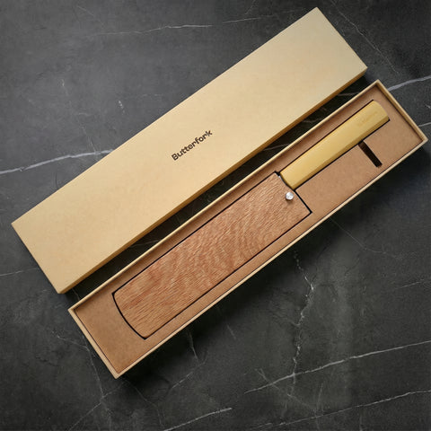 Butterfork 4-Piece Purest Knife Set, Modern Knife Set for Professional and Home Chef, Pale Yellow