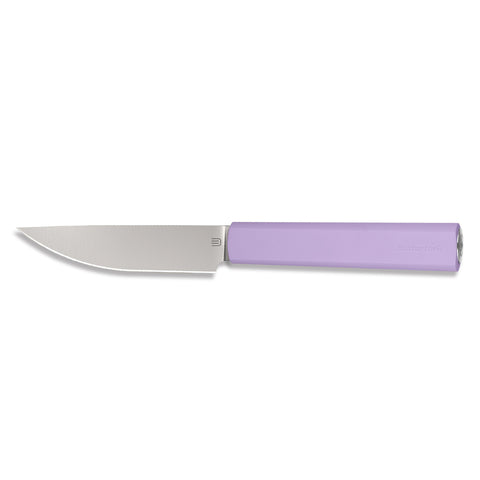 Butterfork 4-Piece Purest Knife Set With Stand, Modern Knife Set for Professional and Home Chef, Mist Violet